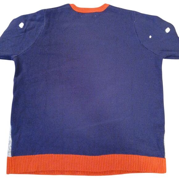 Jolly Sweaters Men’s Ugly Christmas Sweater Santa Claus Vest Trees Size XL - Picture 5 of 8